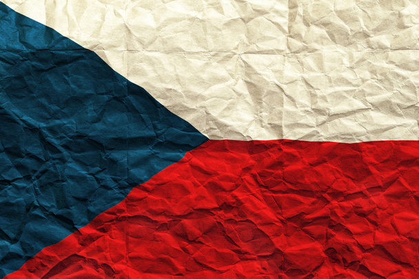 Flaga Republiki Czeskiej.  - Zdjęcie, obraz
