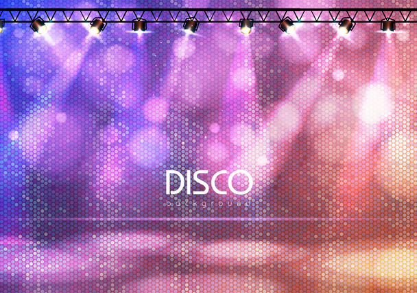 Disco abstract background - Vektör, Görsel