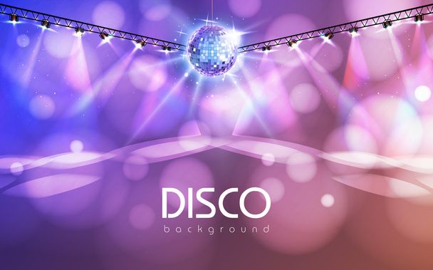 Disco ball background - Vektor, obrázek