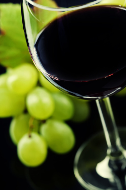 Wine and grape - Fotoğraf, Görsel