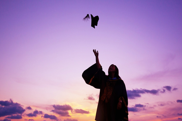 Girl Celebrating Graduation - Фото, изображение