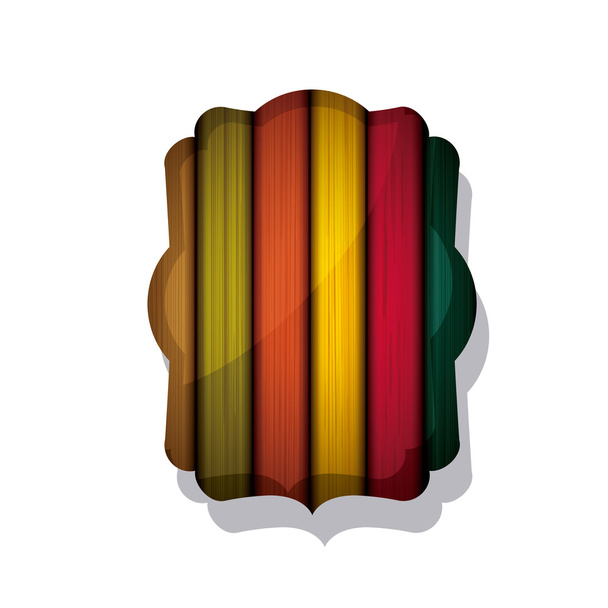 Деревянная и полосатая разноцветная рамка
 - Вектор,изображение
