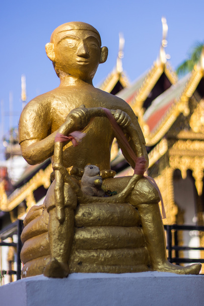 Socha muže řidič v thajském chrámu - Fotografie, Obrázek