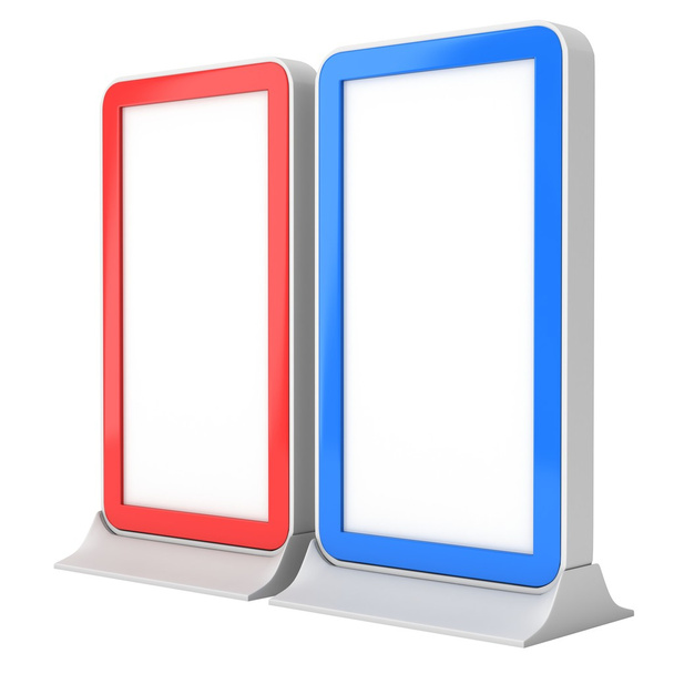 Trade show booth LCD screen stand. - Photo, Image