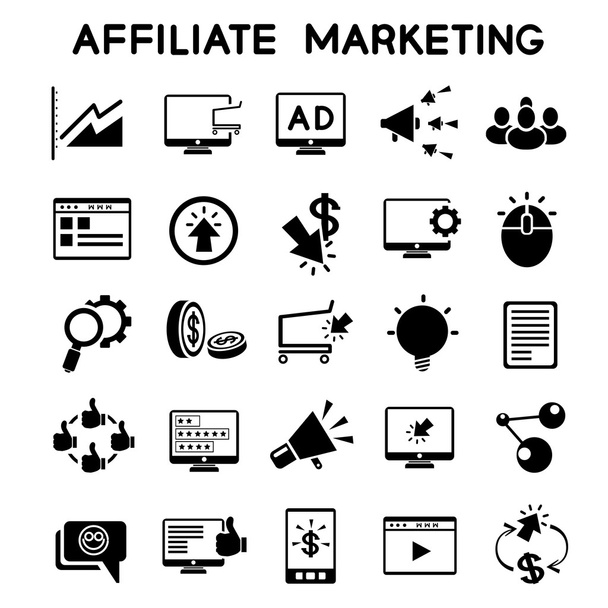 illustration vectorielle du marketing d'affiliation
 - Vecteur, image
