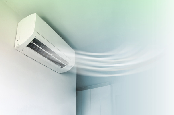  Air conditioner on wall background  - Photo, Image