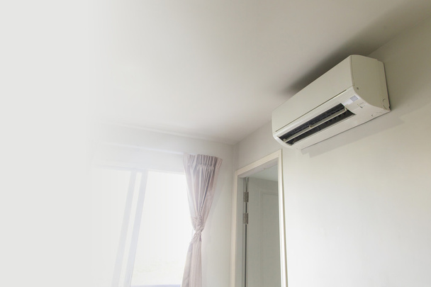  Airconditioner op muur achtergrond  - Foto, afbeelding