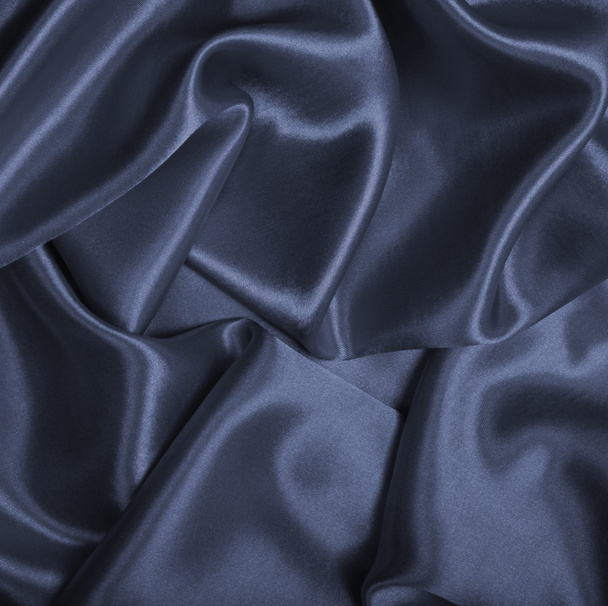 Smooth elegant grey silk or satin as background  - Fotografie, Obrázek