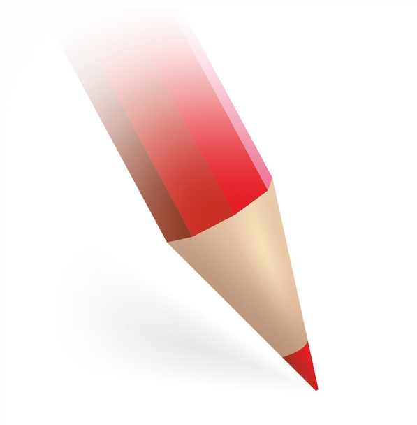 red pencil point - Foto, afbeelding