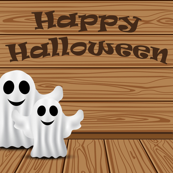 Fantôme à Halloween
 - Vecteur, image