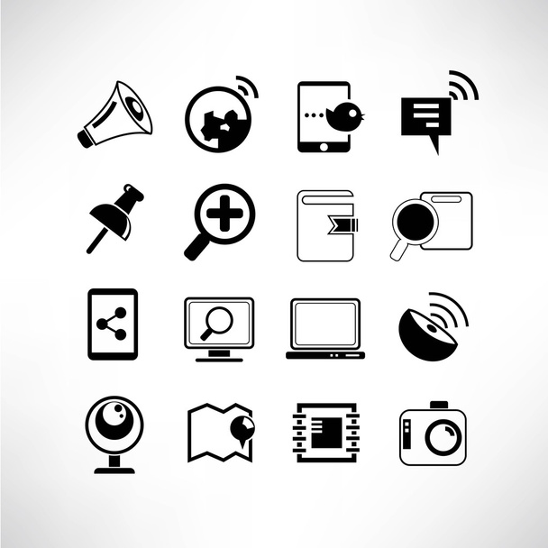 Conjunto de iconos web. Ilustración vectorial
  - Vector, Imagen