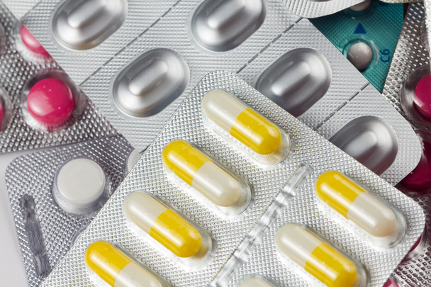 Many tablets or pills - Foto, imagen