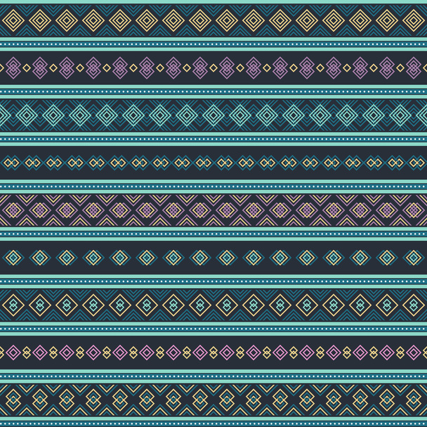 seamless ethnic geometric pattern - Vector, Image