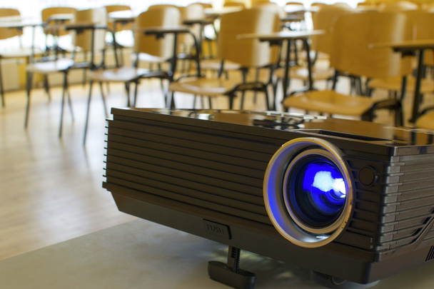 Digital projector in a conference hall - Photo, Image