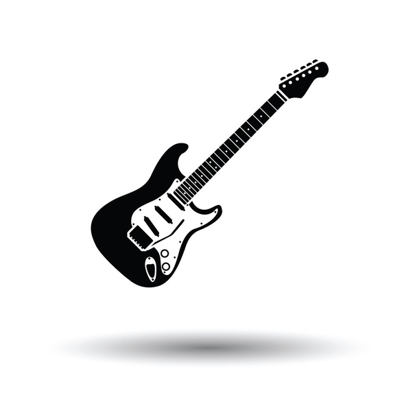 Electric guitar icon - Vector, imagen