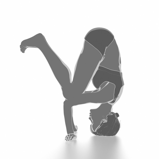 Fitness vrouw doet yoga - Foto, afbeelding