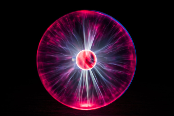 Lâmpada de plasma violeta
 - Foto, Imagem
