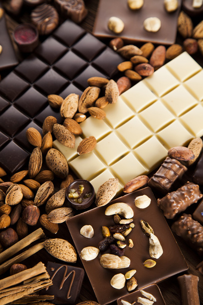Barres chocolatées et pralines
  - Photo, image