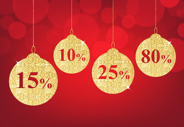 Christmas sale graphic design  - Vector, Image