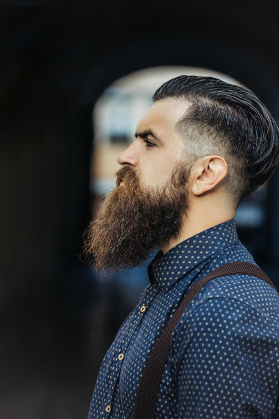 handsome bearded man - Foto, afbeelding