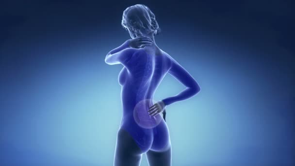 donna ha dolore alla spina dorsale
 - Filmati, video