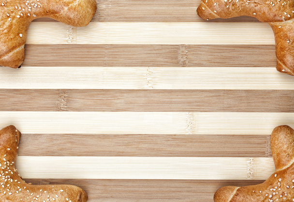 fresh baked delicious buns - Foto, Imagen