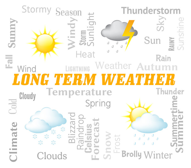 Pronóstico de las condiciones meteorológicas a largo plazo
 - Foto, Imagen