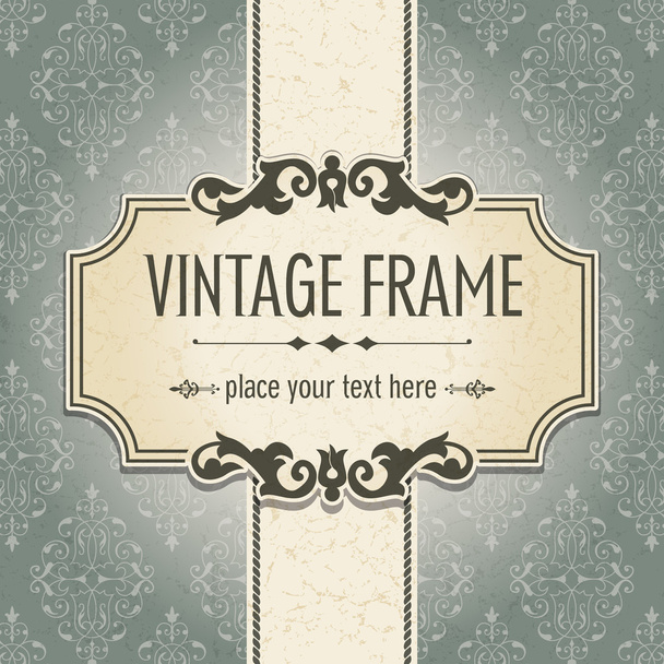 Vintage frame - Wektor, obraz