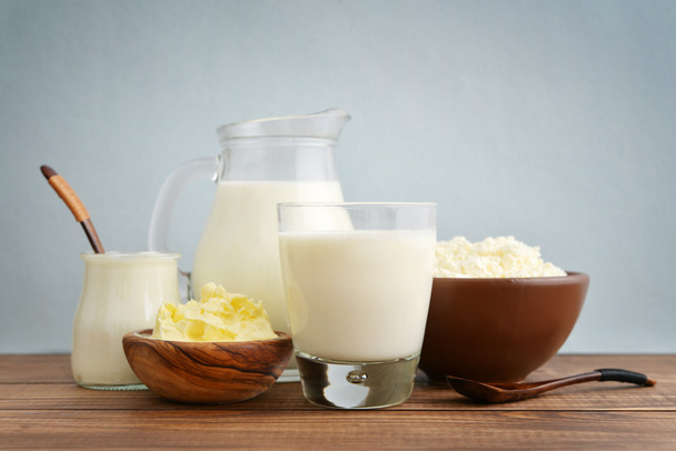 Fresh dairy products - Фото, зображення
