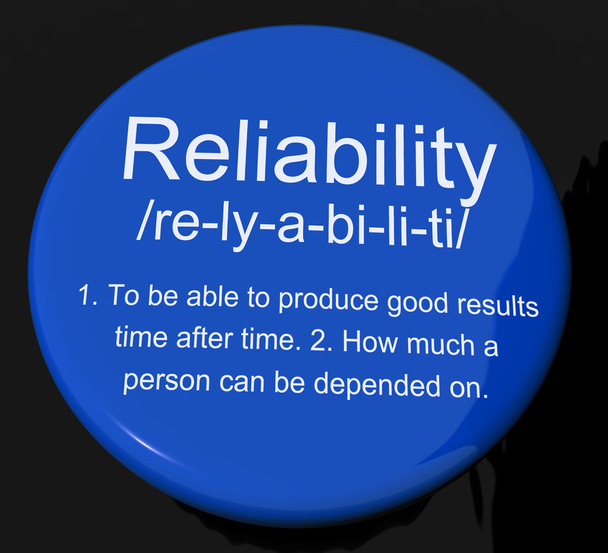 Кнопка определения надежности отображает качество доверия и надежность
 - Фото, изображение