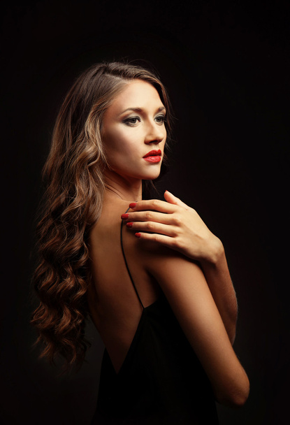 Beautiful woman with make up - Foto, afbeelding