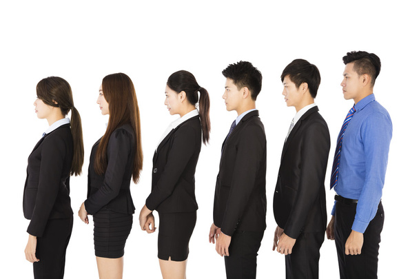 group of business people standing in row - Photo, Image