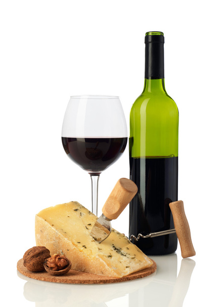 şarap ve peynir - Fotoğraf, Görsel