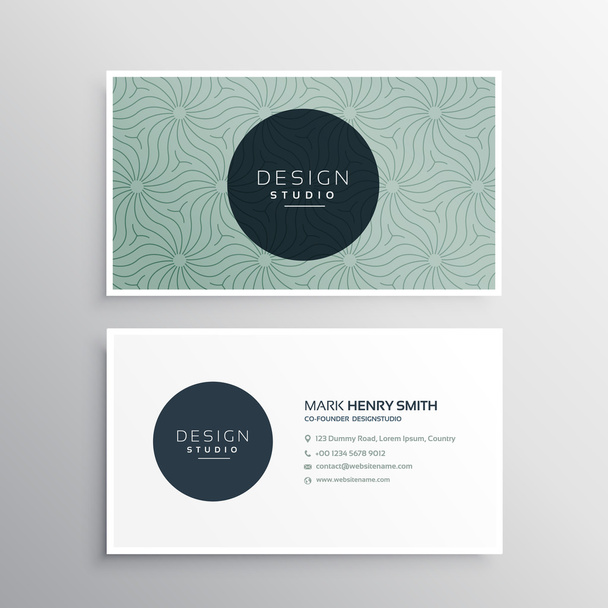 abstract company business card template - Vector, afbeelding