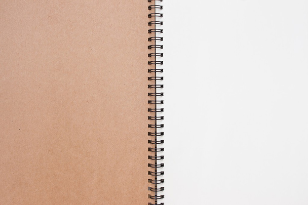 Blank notebook close-up - Foto, afbeelding