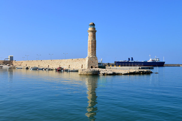 Rethymno lighthouse landmark - Foto, immagini