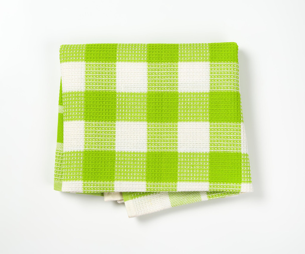 checkered tea towel - Photo, Image
