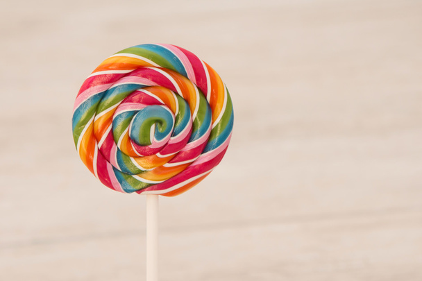 Nice round lollipop with many colors   - Fotó, kép