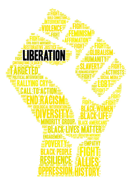 Libération Word Cloud
 - Vecteur, image