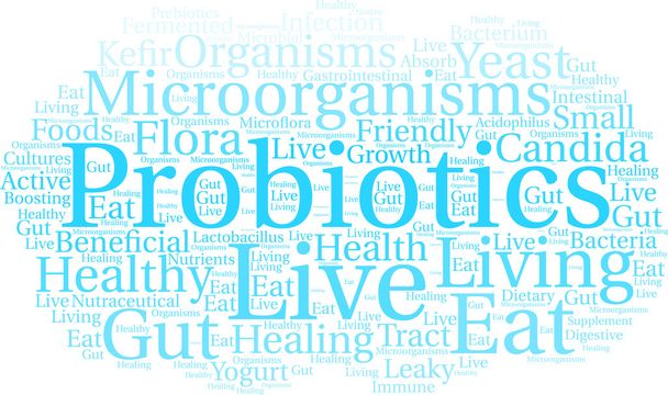 Probiotiques Word Cloud
 - Vecteur, image