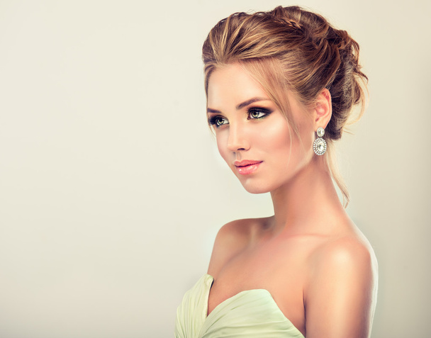 young blond woman with make up - Photo, Image