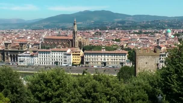 panorama Florencja - Materiał filmowy, wideo