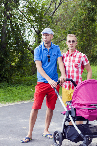 Gay parenthood concept image - Photo, Image