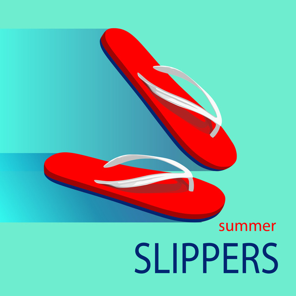 comfortable Flip Flops - Вектор,изображение