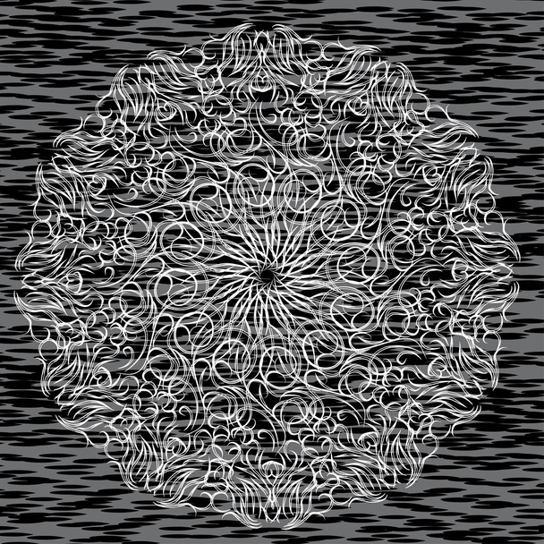 Fleur vectorielle isolée abstraite
 - Vecteur, image