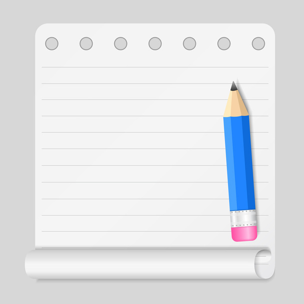 Notebook Paper - Vetor, Imagem