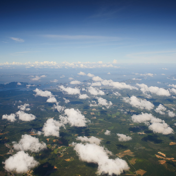 Céu do avião
 - Foto, Imagem