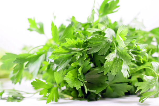 Bundle of fresh Italian parsley - Foto, Bild