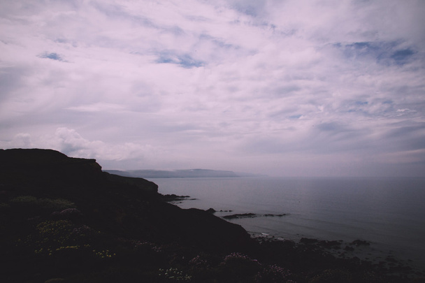 View from the coastal path between Widemouth Bay and Bude Vintag - 写真・画像