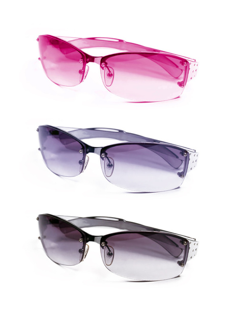 Солнечные очки на белом
 - Фото, изображение